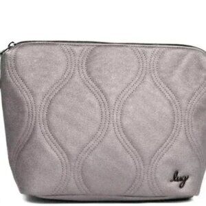 NWT- LUG- VOLLEY POUCH- MATTE LUXE-Metallic Pearl